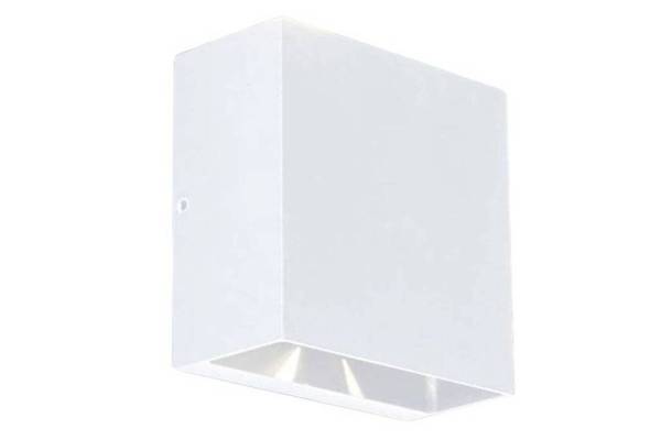Lutec GEMINI 5104003032 LED-Außenwandleuchte EEK: F (A - G) LED 10.00W Weiß (matt)