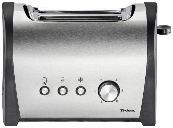 Trisa Royal Toast Toaster Edelstahl, Schwarz