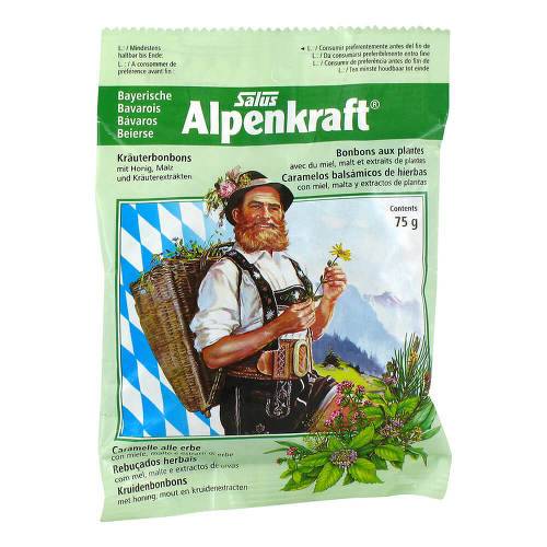 Alpenkraft Kräuterbonbons mit Honig + Malz Salus