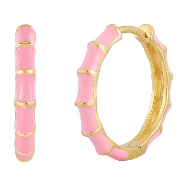 Glanzstücke München Creolen Sterling Silber in Gelbgold Ohrring 1.0 pieces