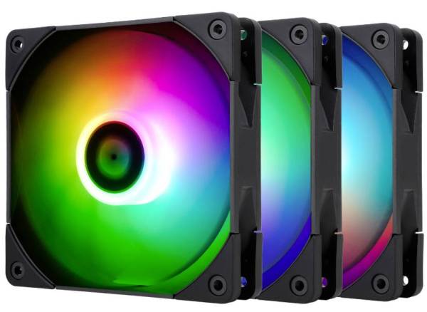 Thermalright TL-C12B-S X3 PC-Gehäuse-Lüfter Schwarz