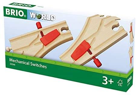 Brio bahn 33344 - mech. weichenpaar (l1/m1) single
