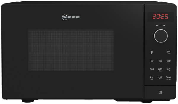 Neff FLAWG20S2 Freistehende Mikrowelle mit Automatikprogrammen, Schwarz