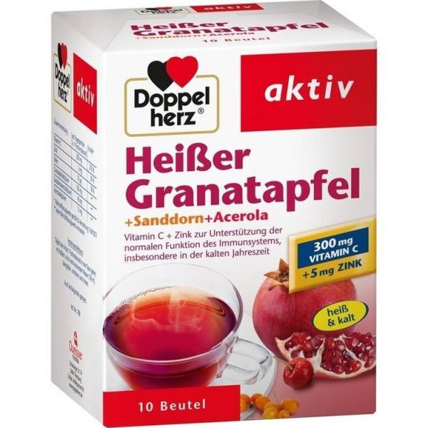 Doppelherz Heißer Granatapfel + Sanddorn + Acerola 10btl