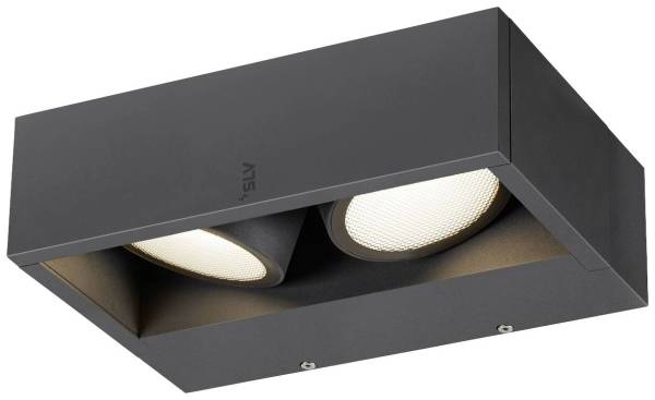 SLV ESKINA FRAME 1006314 LED-Außenwandleuchte EEK: D (A - G) LED 27W Anthrazit