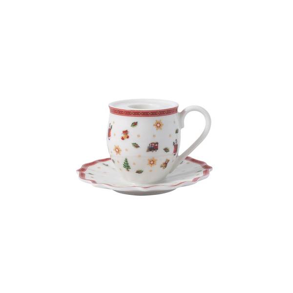 Villeroy & Boch Kerzenhalter Becher mit Henkel Toy's Delight Decoration Kerzenständer 1.0 pieces