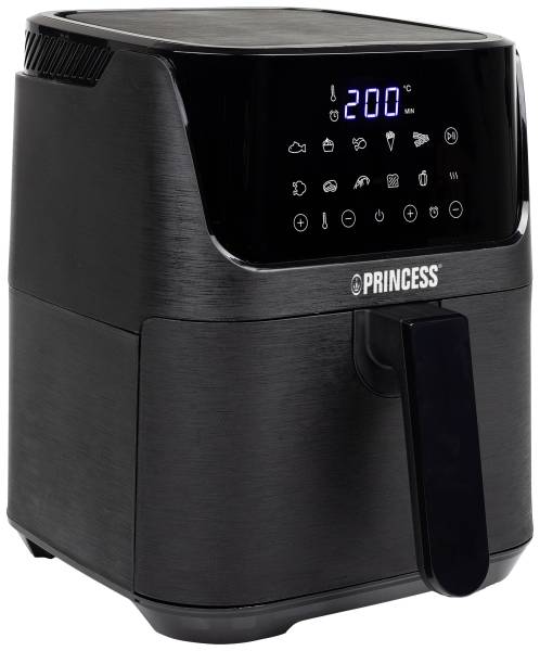 Princess 01.182024.01.001 Heißluft-Fritteuse 1350W Antihaftbeschichtung, mit Display, Überhitzungs