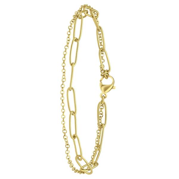 Lucardi Armband Stahl 20cm 1.0 pieces