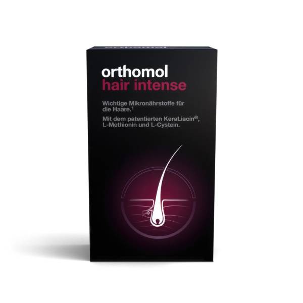 Orthomol Hair Intense - Mikronährstoffe Für Schönes Haar Mit Biotin, Kupfer, Zink Und Dem Patentiert 