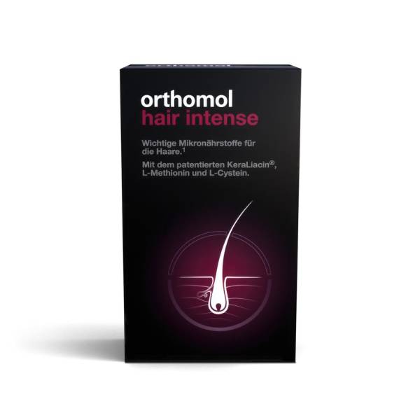 Orthomol Hair Intense - Mikronährstoffe Für Schönes Haar Mit Biotin, Kupfer, Zink Und Dem Patentiert