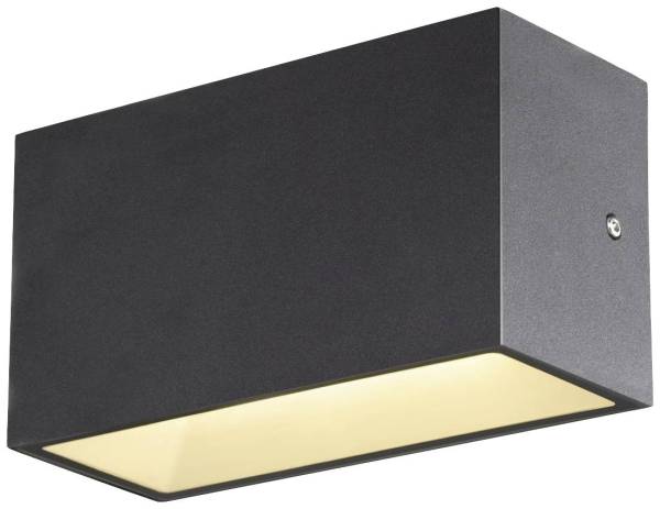 SLV SITRA M 1005151 LED-Außenwandleuchte LED fest eingebaut 14W Anthrazit