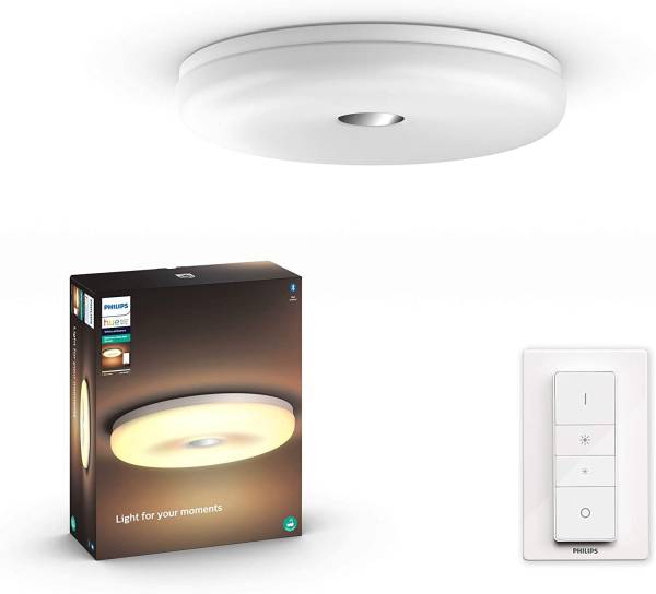 Philips lighting hue led-bad-deckenleuchte 871951434101200 struana led fest eingebaut 23w warmweiß
