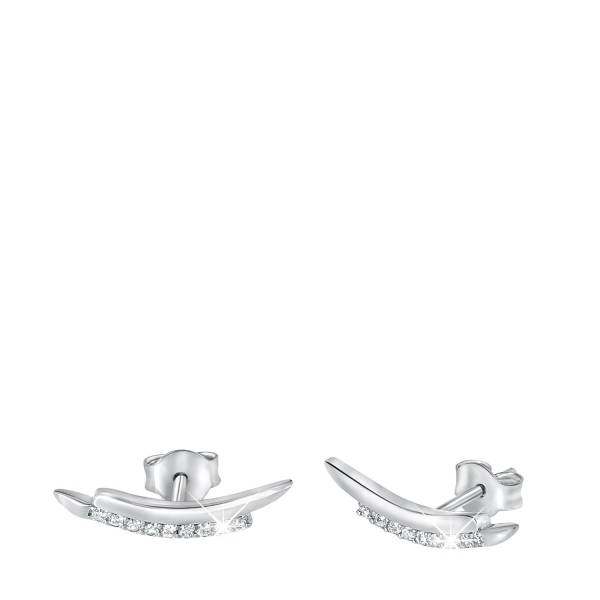 Lucardi Ohrringe 925 Silber - silbern Ohrring 1.0 pieces
