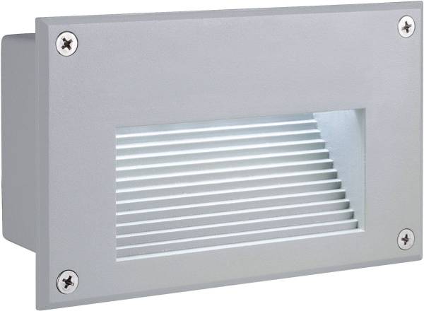 SLV Brick 229702 LED-Außeneinbauleuchte LED fest eingebaut 1.4W Silber-Grau