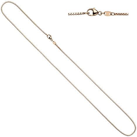 SIGO Venezianerkette 585 Gold Rotgold 1,2 mm 42 cm Kette Halskette Rotgoldkette
