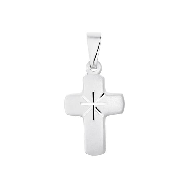 amor Motivanhänger für Damen und Herren, Unisex, 925 Sterling Silber | Kreuz Schmuck 1.0 pieces