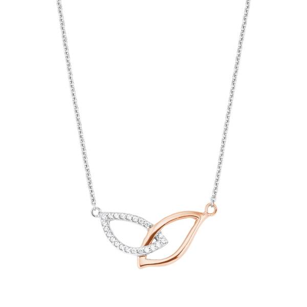 amor Kette mit Anhänger für Damen, 925 Sterling Silber, Zirkonia synth. Halskette 1.0 pieces