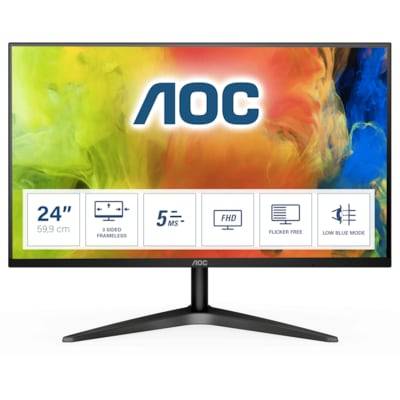 AOC 24B1H 59,9cm (23,6") FHD VA Monitor 16:9 HDMI/VGA 5ms 250cd/mAA² 50Mio:1 60Hz
