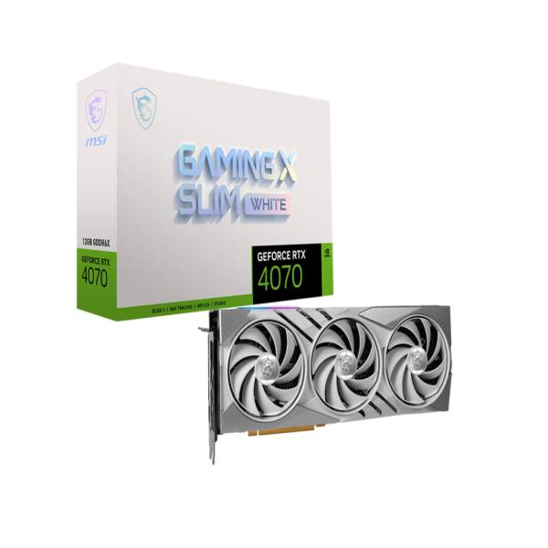 MSI_GAMING_GeForce_RTX_4070_X_SLIM_WHITE_12G_NVIDIA_12_GB_GDDR6X
