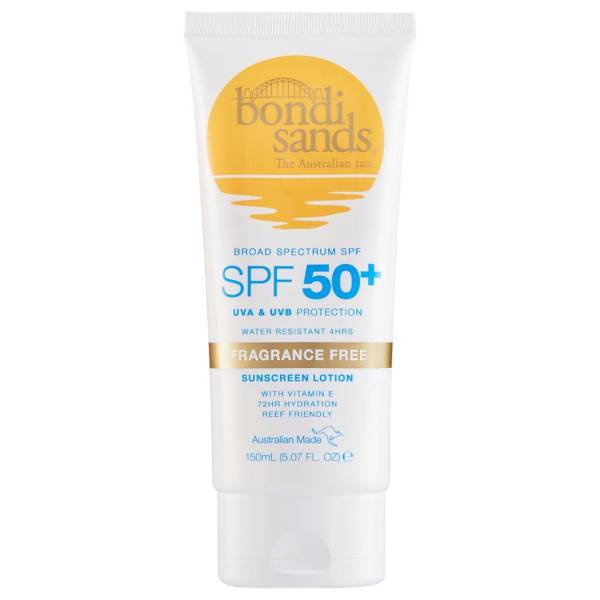 Bondi Sands SPF 50+ Body Lotion Tube Fragrance Free Sonnencreme 150.0 ml