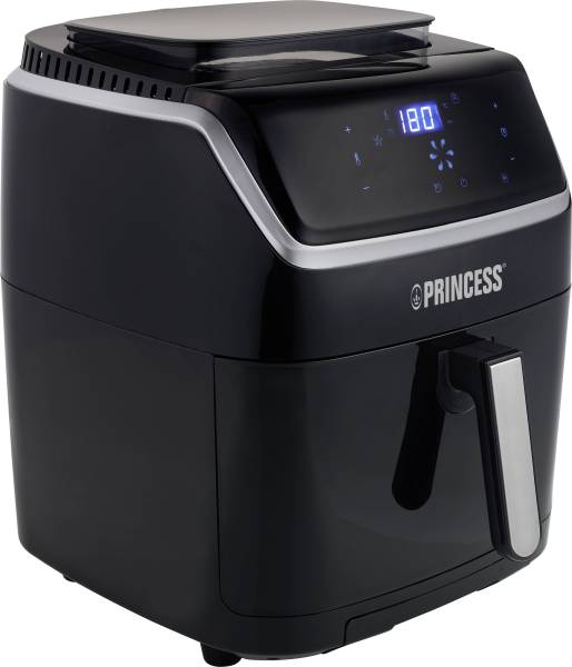 Princess 01.182080.01.001 Fritteuse 1700W mit Display, Antihaftbeschichtung, Timerfunktion Schwarz