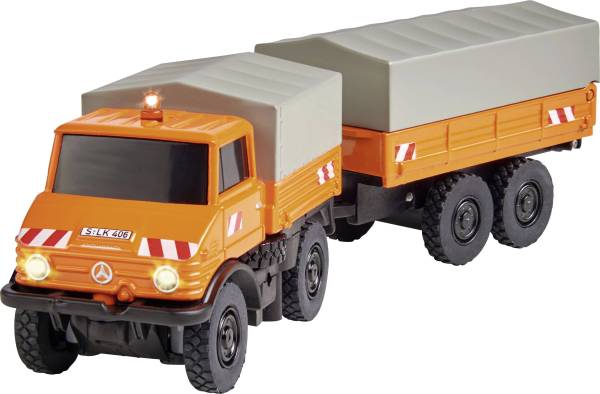 Carson Modellsport 500504140 MB Unimog U406 1:87 RC Modellauto Elektro Einsatzfahrzeug inkl. Akku, L