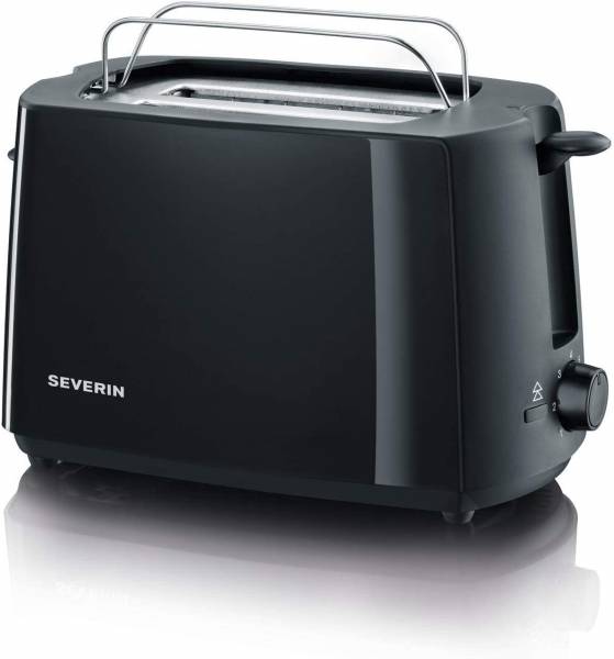 Severin 2287-000 Automatik-Toaster, Inkl. Brötchen-Röstaufsatz, 2 Röstkammern, 700 W, AT 2287, Schwa