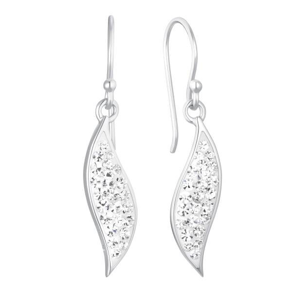 amor Ohrhänger für Damen, 925 Sterling Silber, Kristall Ohrring 1.0 pieces