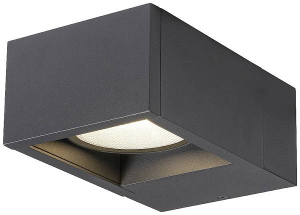 SLV ESKINA FRAME 1004747 LED-Außenwandleuchte LED fest eingebaut 15W Anthrazit