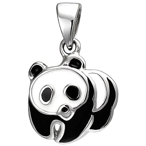 SIGO Kinder Anhänger Panda 925 Sterling Silber Silberanhänger