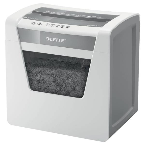 Leitz_80020000_Aktenvernichter_Mikrogeschnittene_Zerkleinerung_22_3_cm_Weiss