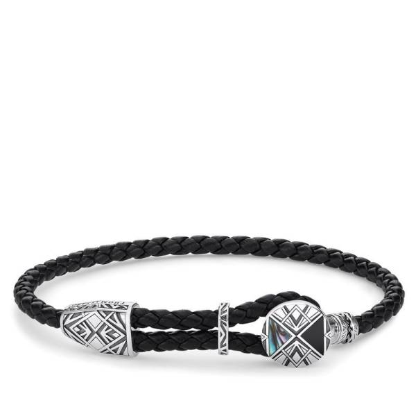 Thomas Sabo Lederarmband - Rebel at Heart Coin A1862-981-11-L25v