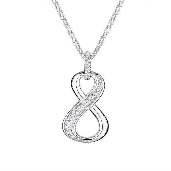 Elli Halskette Infinity For Ever Symbol Zirkonia 925 Silber 1.0 pieces