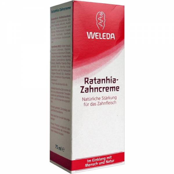 WELEDA Ratanhia Zahncreme 75 ml