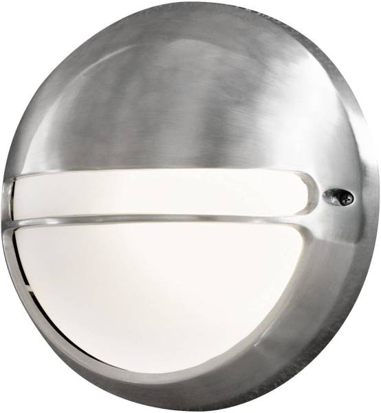 Konstsmide Torino 7333-000 Außenwandleuchte Energiesparlampe, LED E27 60W Aluminium (gebürstet)