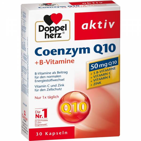 Doppelherz DOPPELHERZ Coenzym Q10+B Vitamine Kapseln 30 St