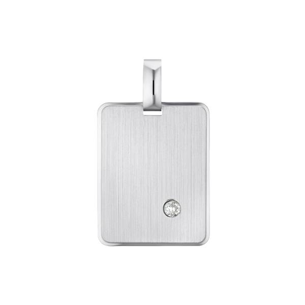 amor Motivanhänger für Damen, 925 Sterling Silber, Zirkonia synth. Anhänger 1.0 pieces