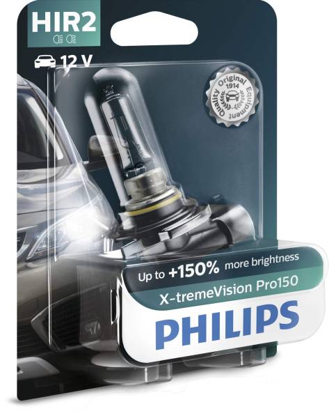 Philips 9012xvpb1 halogen leuchtmittel x-tremevision hir2 55w 12v