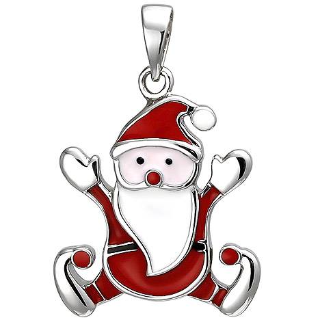 SIGO Kinder Anhänger Weihnachtsmann 925 Sterling Silber