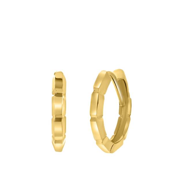 Lucardi Ohrringe 585 Gold - goldfarbig Ohrring 1.0 pieces