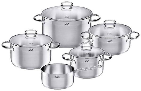 Silit 2109256731 Toskana Kochtopf-Set 5teilig