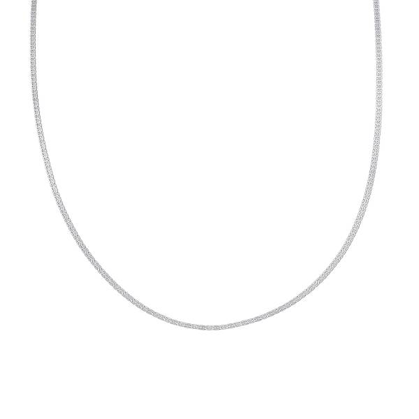KUZZOI Halskette Herren Stäbchenpanzerkette Basic 925 Silber 1.0 pieces