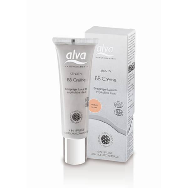 Alva Naturkosmetik Sensitiv - BB Creme medium brown Cream 30.0 ml