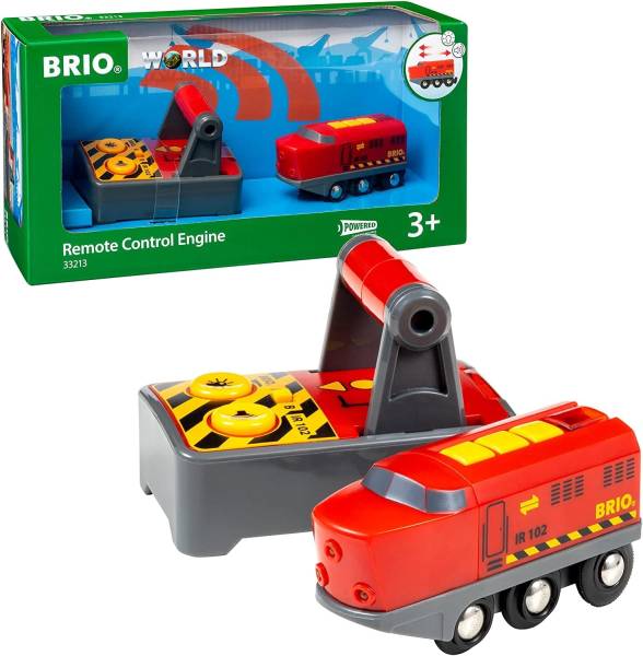 BRIO World 33213 IR-Frachtlok - Elektrische Lokomotive mit Fernsteuerung - Zubehör für die BRIO Worl