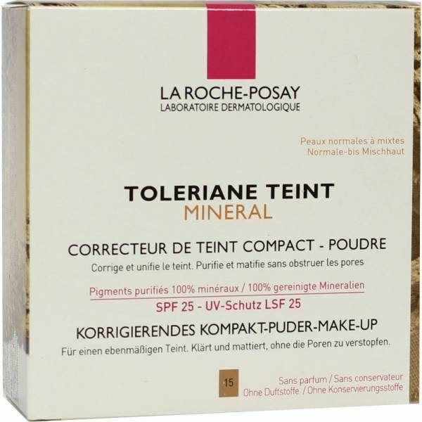 LA Roche-Posay Toleriane Teint Mineral Kompakt-Puder Doré Nr. 15 9 g