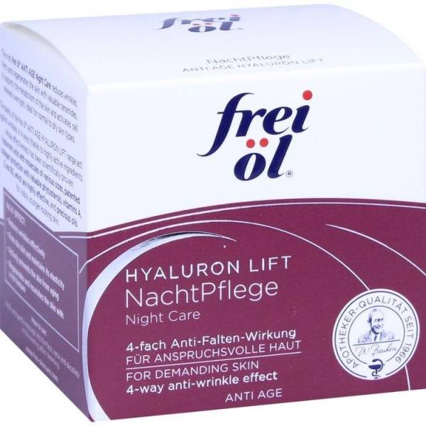 FREI ÖL ANTI AGE HYALURON LIFT NachtPflege 50 ml