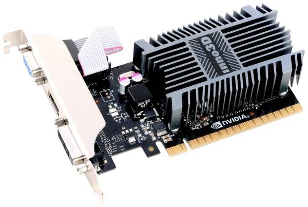 Inno 3D Grafikkarte GT710 PCIe, HDMI, VGA, DVI