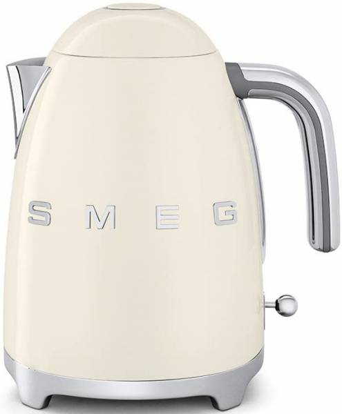Smeg KLF03CREU Wasserkocher, Chrom, Edelstahl, 1.7 liters, Cremefarben