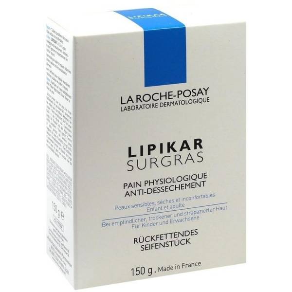 LA Roche-Posay Lipikar Surgras Seifenstück 150 g