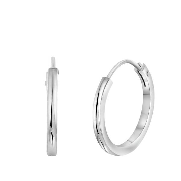Lucardi Ohrringe 925 Silber - silbern Ohrring 1.0 pieces